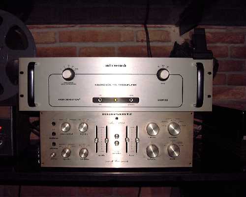 Audio Research MCP33 and Marantz Model 3300 preamplifiers